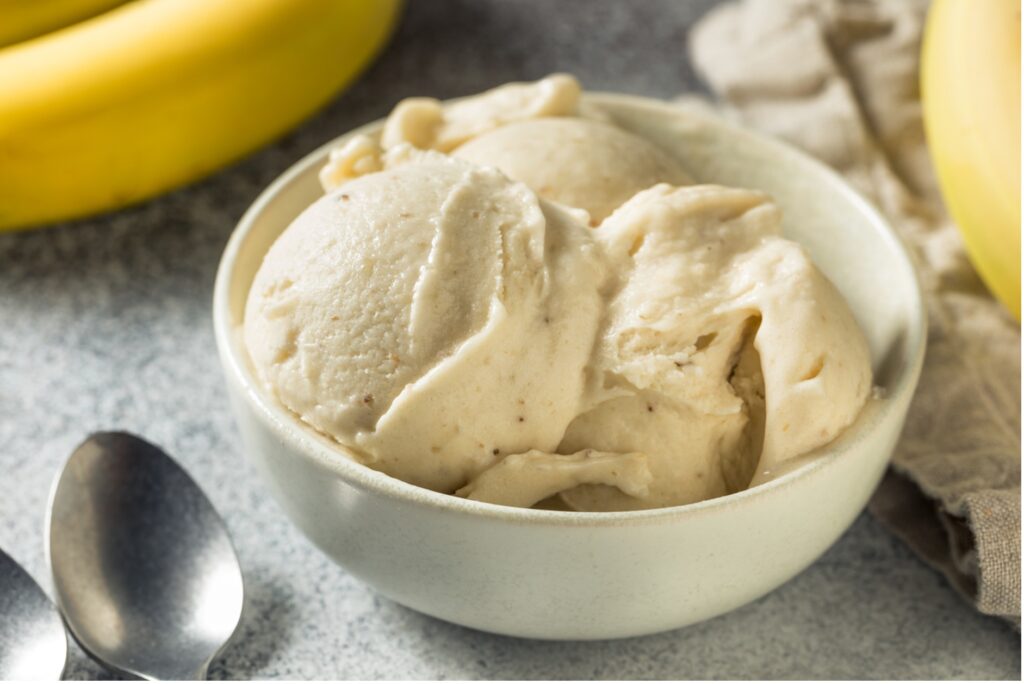 A bowl of frozen banana ice cream, How Sugar Impacts Oral Health